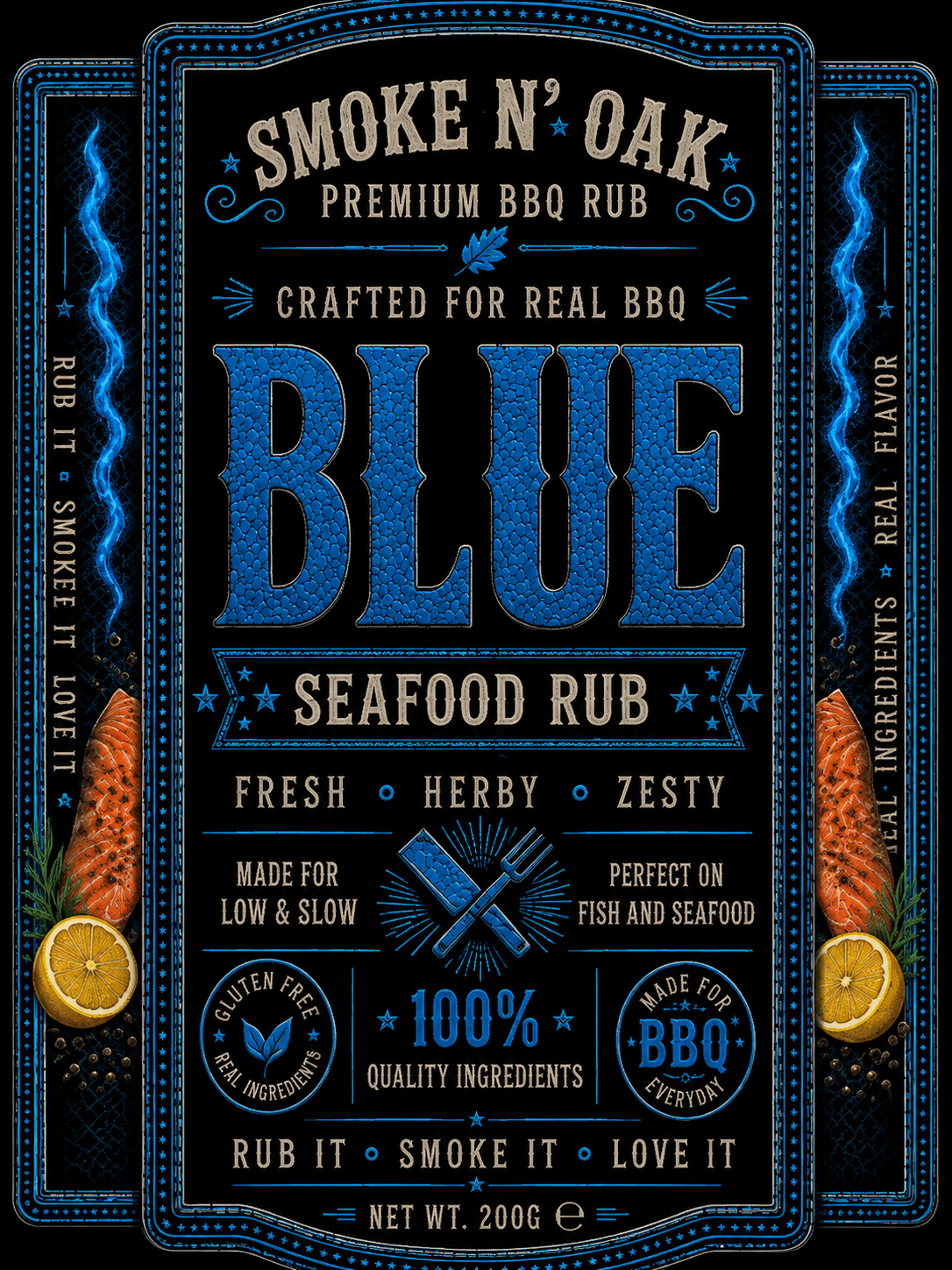 Smoke N' Oak BLUE label